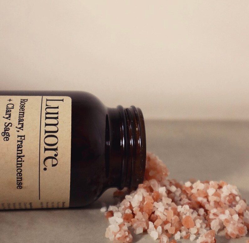 Rosemary Frankincense Clary Sage Bath Soak Bath Salts Etsy