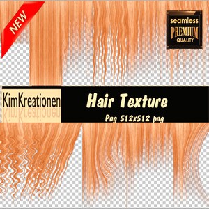 Realistic carrot Hair Texture, curly hair, Bangs, Bang, Bangs, blond Hair Texture, Png Hair, Ombre Hair, Tintable, imvu hair, blond hair tex