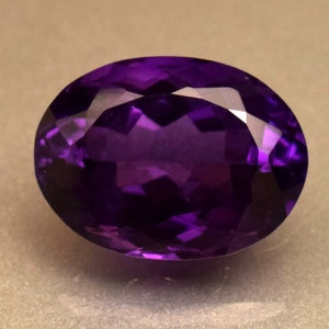 10,65 Ct zertifizierte natürliche Erde abgebauter afrikanischer lila Amethyst Oval geschnittener loser Edelstein für Schmuck mit ausgezeichnetem Schnitt