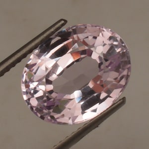 Natural Certified Baby Pink Morganite 7.75 Ct Oval Cut Loose Gem Stone Brazil For Jewelry