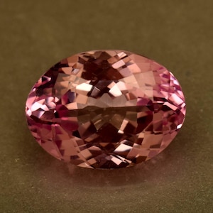 Lab Grown Morganite 14.05 Ct Baby Pink Oval Cut Loose Gemstone Certified Gemstone [TREATED[