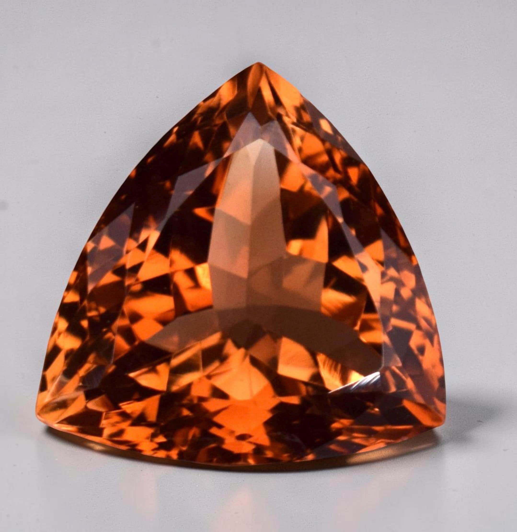 Imperial Golden Topaz: 6.70 Ct Trillion Cut Gemstone - Etsy