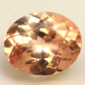 Natural Peach Pink Morganite 5.60 Ct Oval Cut Loose Gemstone Brazil For Jewelry Use [Treated Gem]