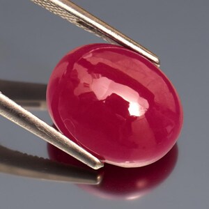 Natürliche rote Rubin Cabochon 9,40 Ct Oval Form Cabochon für Ring verwenden