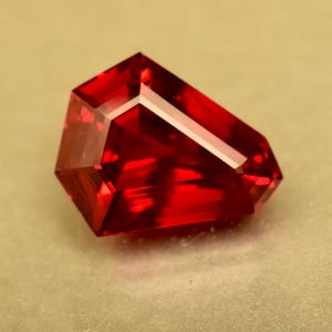 Natural Mozambique Red Ruby 19.45 Ct Certified Fancy Cut Loose Gemstone For Ring
