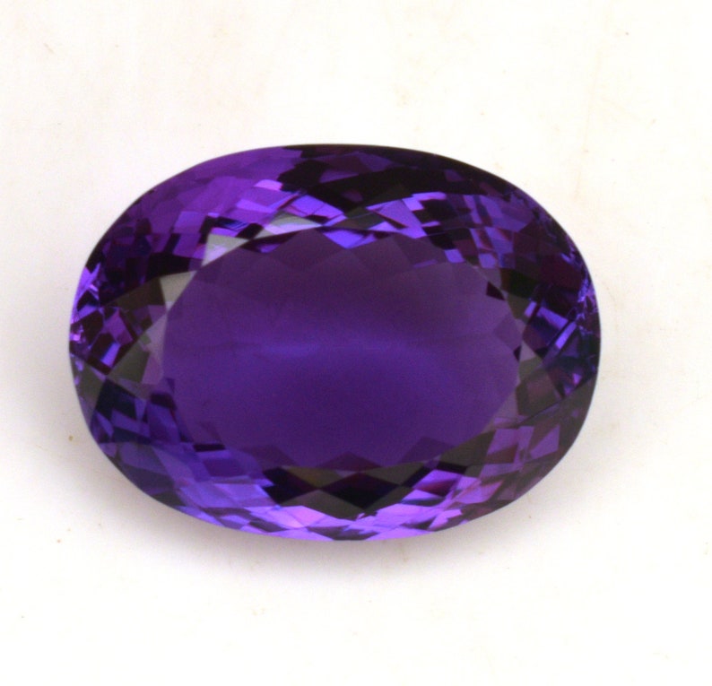 18.45 Ct Certified Natural Earth Mined African Purple Amethyst Oval Cut Loose Gem Stone For Jewelry Use With Excellent Cut image 3