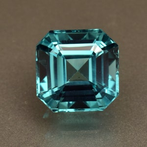 Natural Blue Paraiba Tourmaline 13.65 Ct Asscher Cut Certified Loose Gemstone For Ring [TREATED]