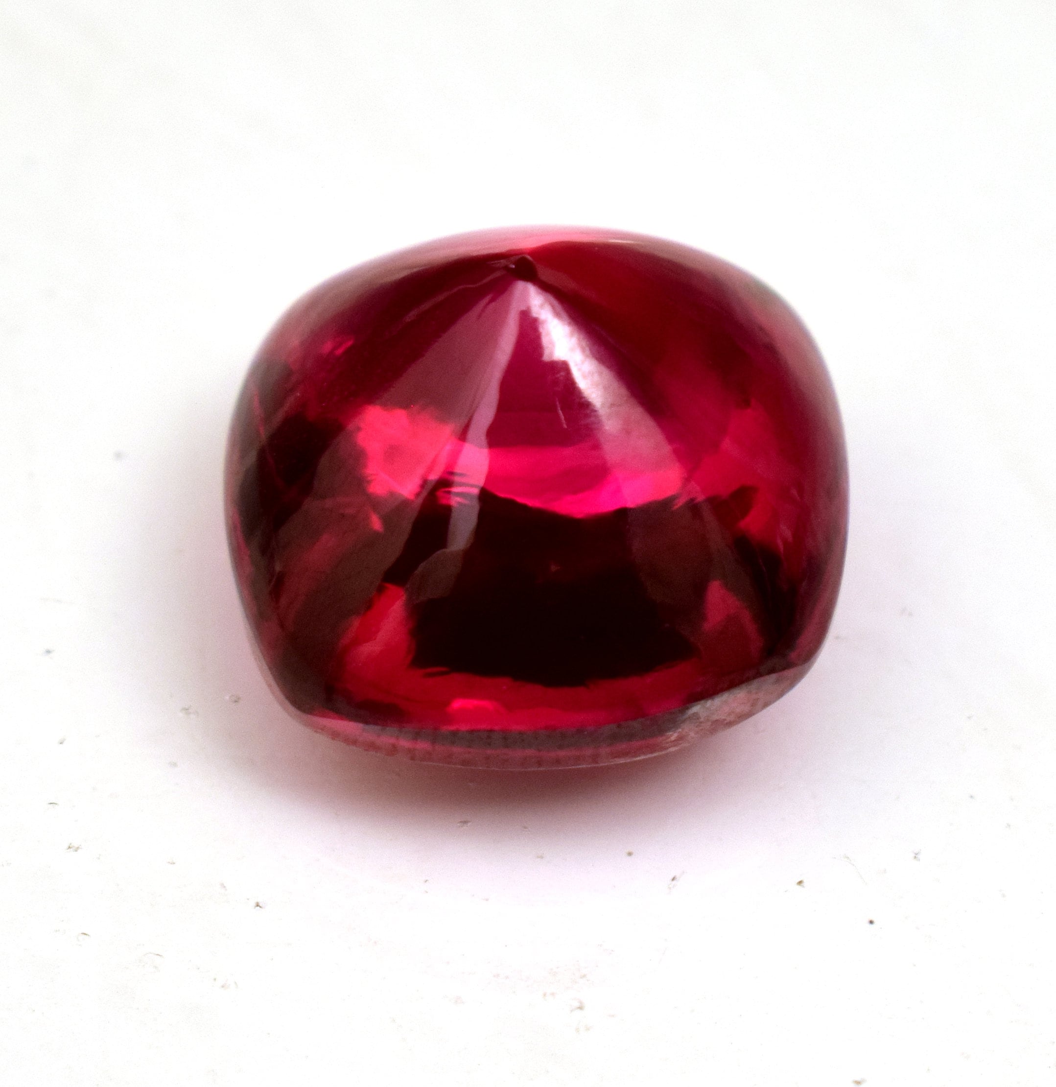 Natural Ruby Cabochon Sugar Loaf Cushion Shape 23.55 Ct Loose