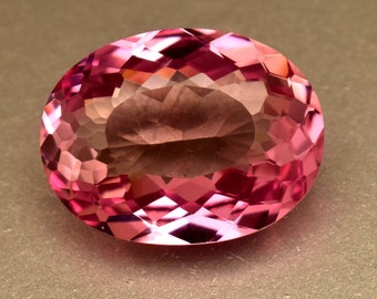 Natural Certified Padparadscha Peach Pink Sapphire 19.80 Ct Oval Cut Loose Gemstone For Ring Use