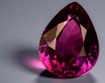 RARE ! RHODOLITE ROSE POURPRE DE TANZANIE : 6 mm x 4.5 mm