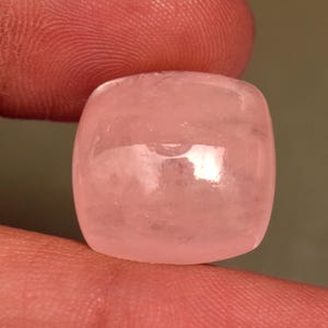 Natural Morganite Loose Gemstone Cabochon Huge 19.15 Ct Certified Gemstone For Jewelry Making