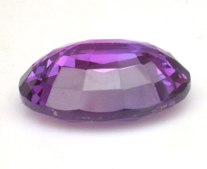Natural Purple Pink Sapphire 7.90 Ct Certified Oval Cut Loose Etsy