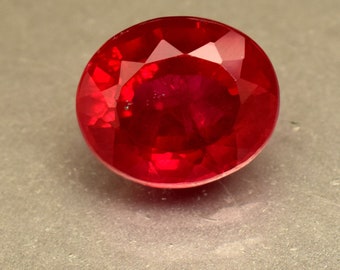Natural Mozambique Red Ruby 8.25 Ct Certified Oval Cut Loose