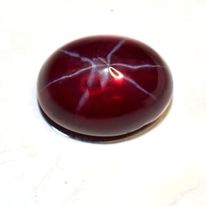Natural Star Ruby Cabochon 17.90 Ct Oval Shape Cabochon For Ring Use