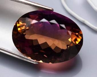100% Natural Ametrine Gemstone 20.90 Ct Loose Gem For Ring
