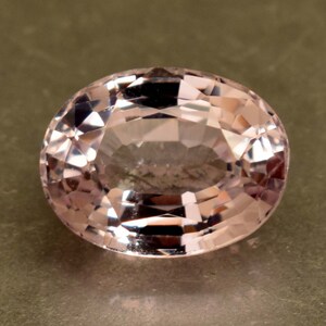 Natural Morganite 4.45 Ct Baby Pink Oval Cut Loose Gemstone Certified Gemstone [TREATED[