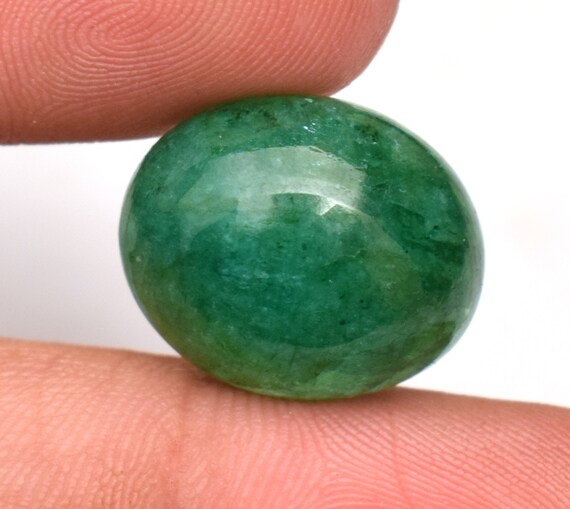 15.70 Ct Natural Zambian Emerald 12 Pieces Cabochon Oval Shape Loose gemstones 
