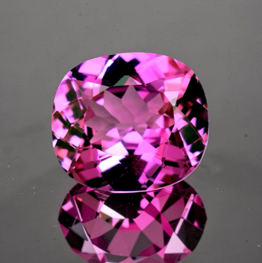 Natural Certified Padparadscha Pink Sapphire 10.30 Ct Cushion Cut