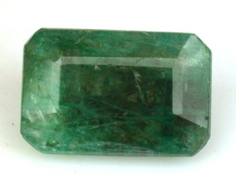 Natural Emerald Certified Emerald Loose Emerald 11.60 Ct 17.30 x 11.35 Zambian Emerald