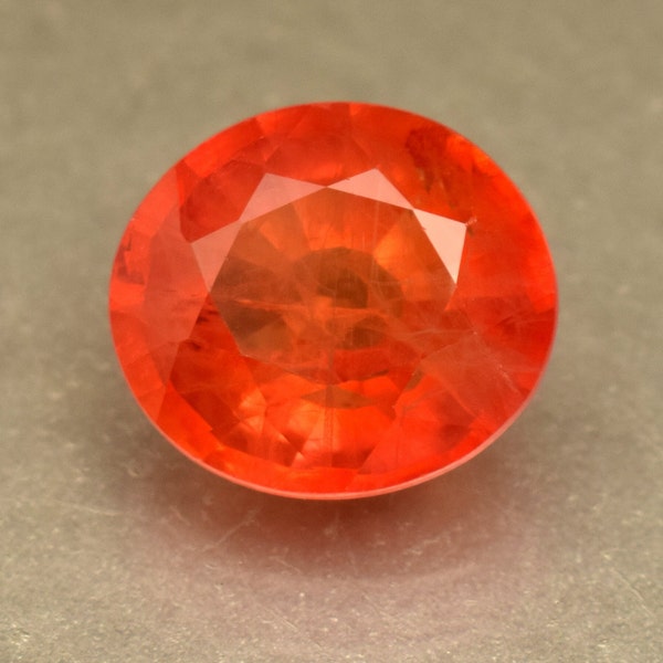 Natural Earth Mined Spessartite Garnet Orange Garnet 4.60 Ct Oval Cut Loose Gemstone