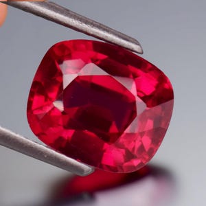 Natural  Mozambique Red Ruby 5.75 Ct Certified Gem Stone No Glass [TREATED RUBY]