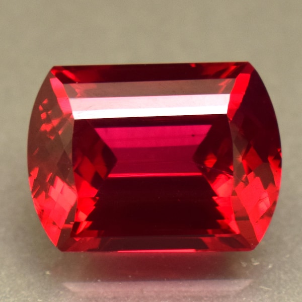 Natural Certified Pigeon Blood  Mozambique Red Ruby Fancy Cut 22.85 Ct Loose Gem Stone Only [GLASS FILLED]