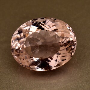 Natural Morganite 13.60 Ct Baby Pink Oval Cut Loose Gemstone Certified Gemstone [TREATED[