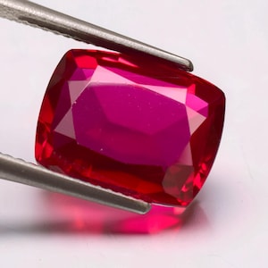 Natural Ruby Gemstone Mozambique 8.70 Ct Certified Cushion Cut Loose Gem