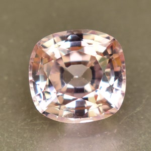Natural Morganite 8.10 Ct Baby Pink Cushion Cut Loose Gemstone Certified Gemstone [TREATED[