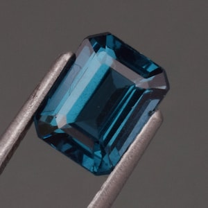 Natural  Blue Indicolite Tourmaline 3.75 Ct Loose Gemstone Certified Gem