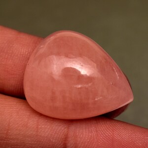 Natural Morganite Loose Gemstone Cabochon Huge 36.50 Ct Certified Gemstone For Jewelry Making