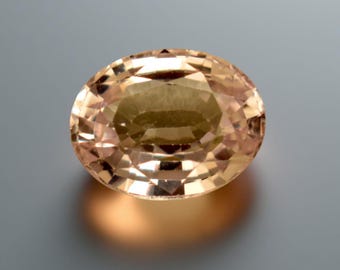 Natural Lite Pink Morganite Certified Oval Cut 7.10 Ct Loose Gemstone For Ring