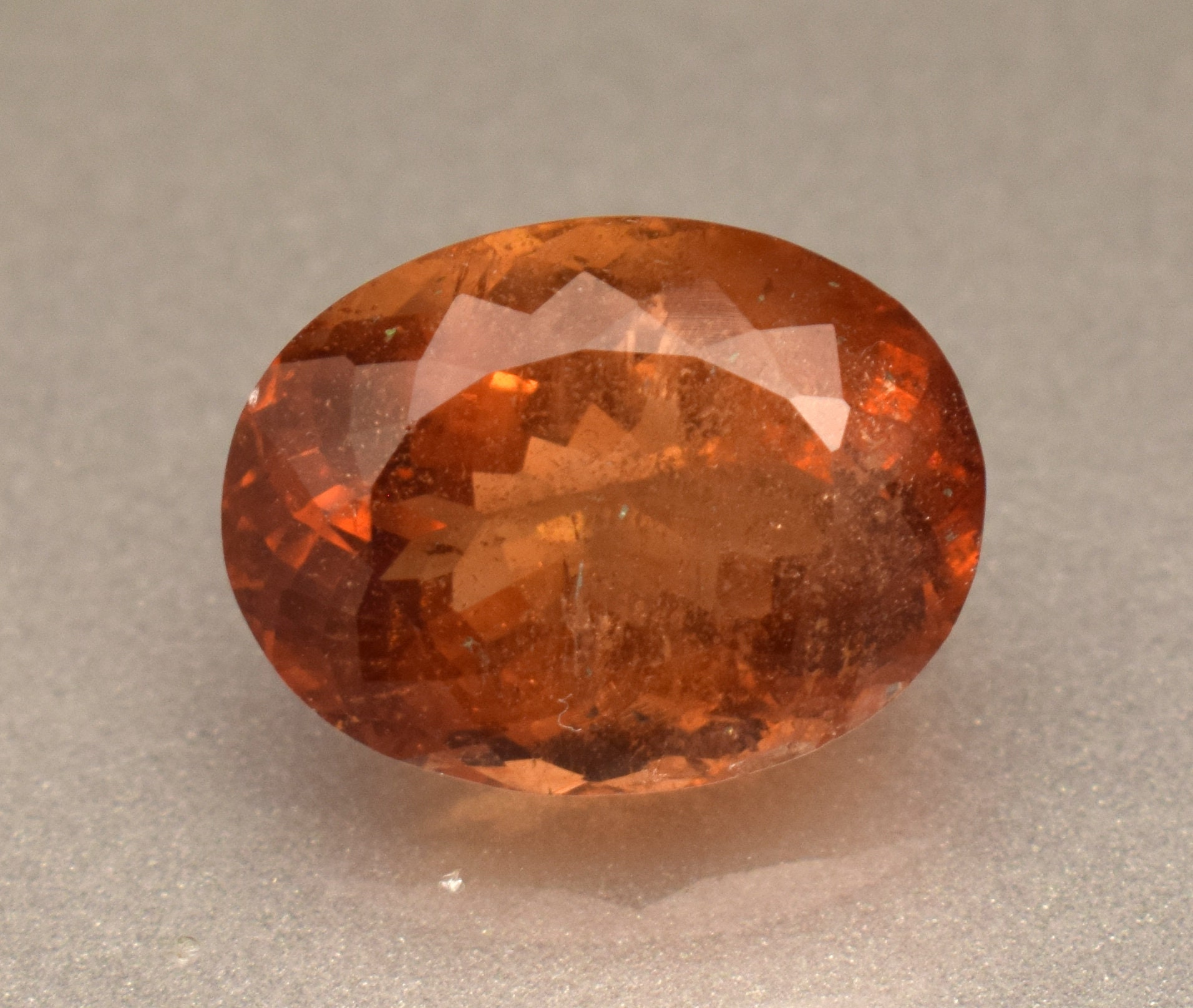 Top Color Natural Precious Imperial Topaz 16.70 Ct Oval Cut Loose Gemstone With Certificate