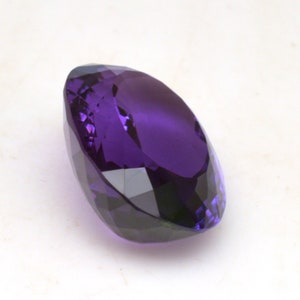 18.45 Ct Certified Natural Earth Mined African Purple Amethyst Oval Cut Loose Gem Stone For Jewelry Use With Excellent Cut image 4
