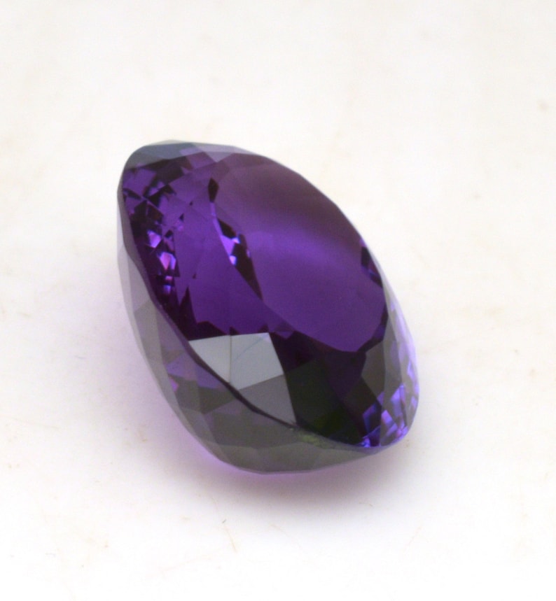 18.45 Ct Certified Natural Earth Mined African Purple Amethyst Oval Cut Loose Gem Stone For Jewelry Use With Excellent Cut image 4