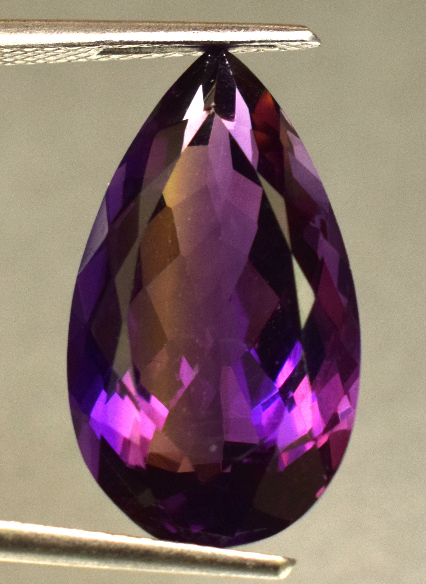 Amétrine Naturelle De Bolivie 77 Carats - Taille Poire, Transparente, Avec Certificat IGL
