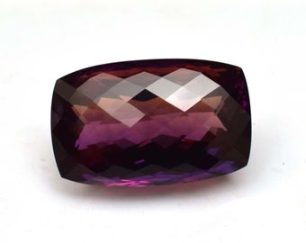 100% Natural Ametrine Gemstone 61.35 Ct Cushion Cut Loose Gemstone For Pendent
