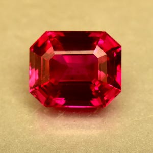Natural Mozambique Red Ruby 17.90 Ct Certified Octagon Cut Loose Gemstone For Ring