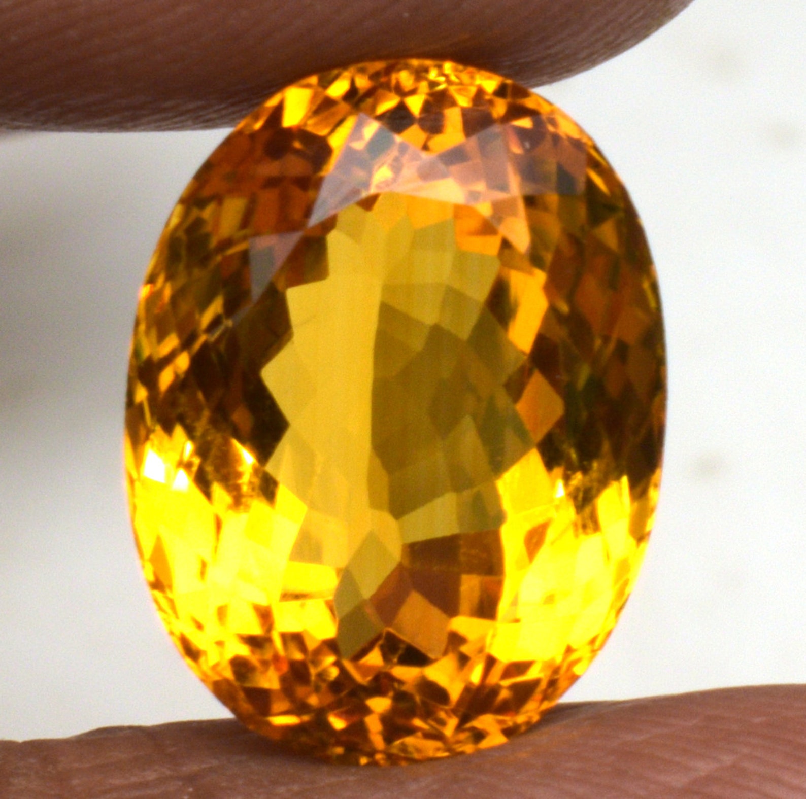 Natural Certified Golden Yellow Citrine 14.40 Ct Loose Gem Etsy