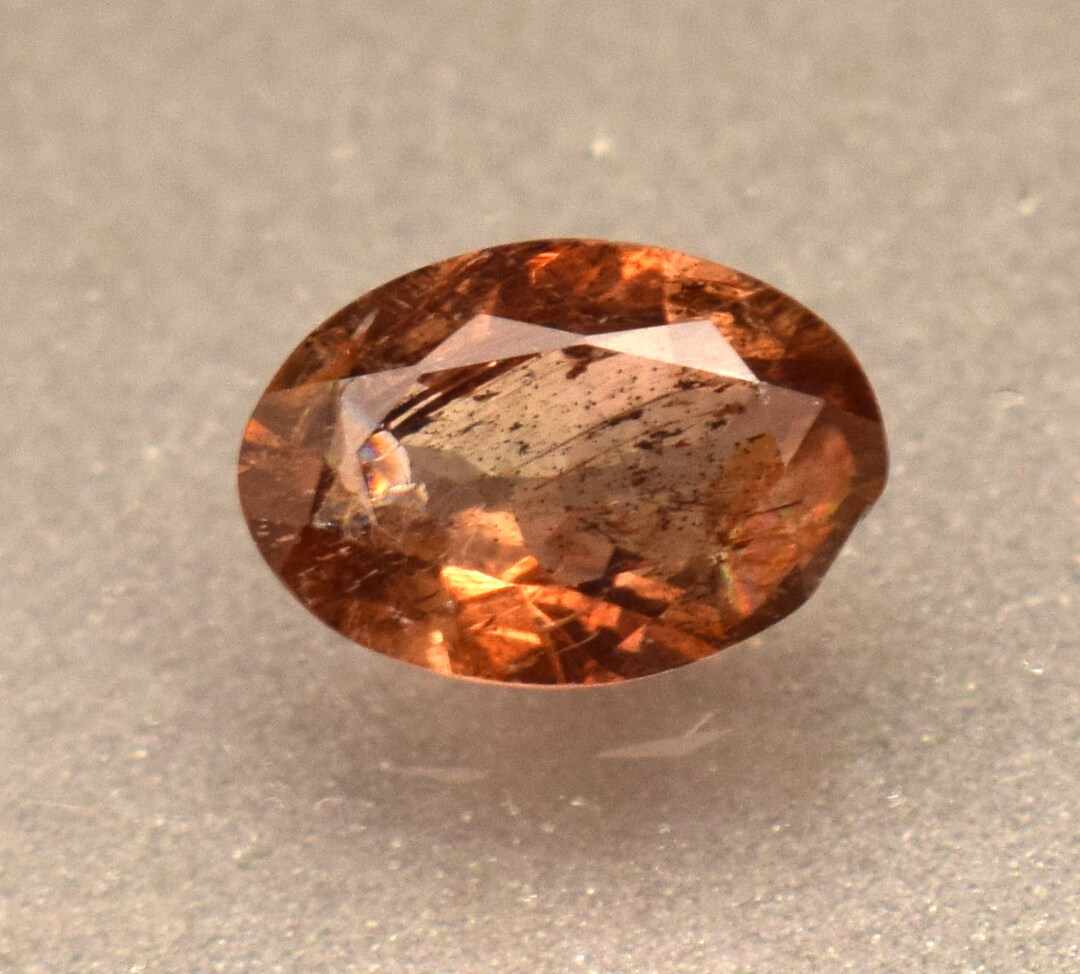 Andalusite Natural Rare Gemstone 1.20 Ct Oval Cut CERTIFIED Etsy