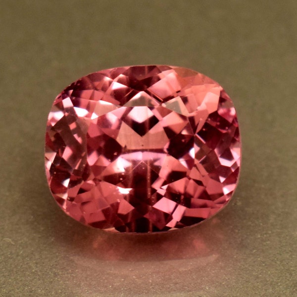 Natural Peach Pink Padparadscha Sapphire 8.50 Ct Cushion Cut Certified Loose Gemstone From Sri Lanka For Ring Use