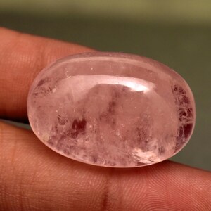 Natural Morganite Loose Gemstone Cabochon Huge 54.30 Ct Certified Gemstone For Jewelry Making