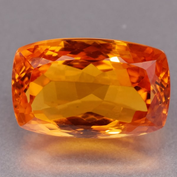 Natural Certified Orange Yellow Citrine 25 Ct Loose Gemstone For Pendent Use Excellent Cut Jewelry Use Gem