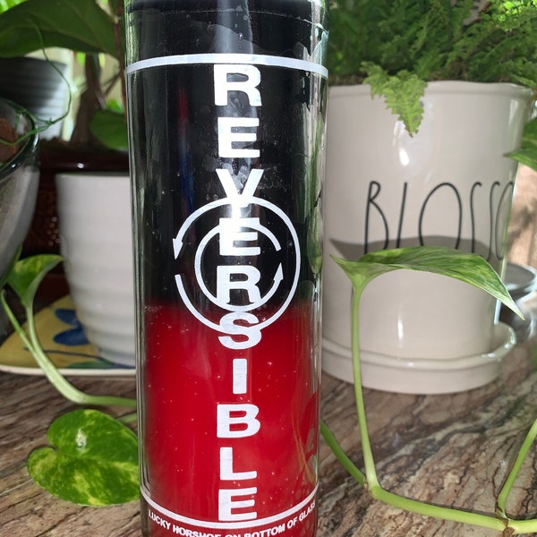 Red and Black Candle Etsy