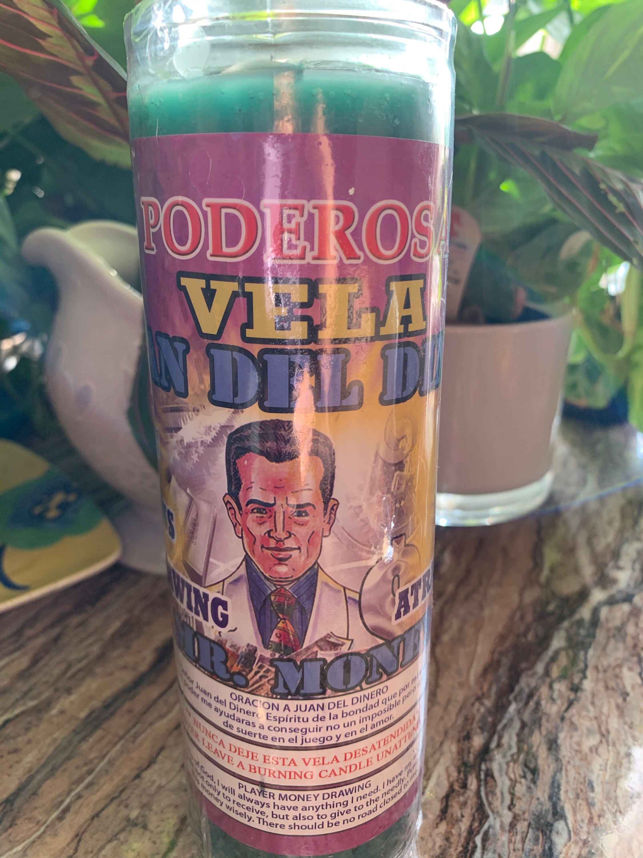 Poderosa Vela Mr Money Juan Del Dinero Etsy