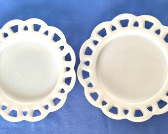 ヴィンテージ ヘーゼル アトラス レースエッジ サラダプレート - Etsy 日本