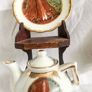 Miniature Teapot and Saucer Lookout Mountain TN