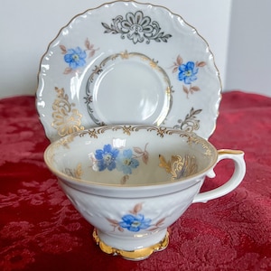 Teacup and Saucer Schuman Germany  Demitasse Cup