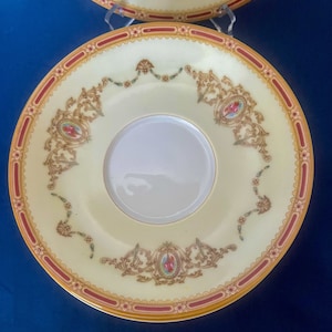 Vintage Noritake Nippon Untertassen Toki Kaisha 6 Count