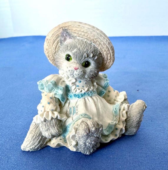 置物 enesco社　calico kittens 米国　猫　ヴィンテージ Vintage Calico Kittens by Enesco-you Always Top off My Day, You